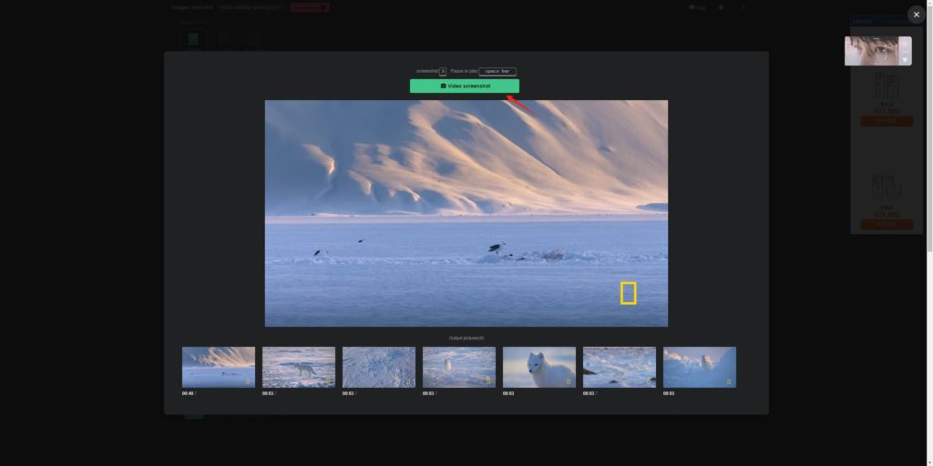 images tool capture screenshots