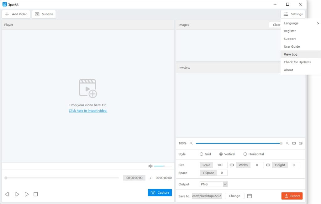 sparkit view log